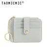Llavero lindo posición para varias tarjetas monedero simple creativo nuevo mini estudiante estilo coreano para mujer tarjetero de comercio exterior