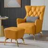 Sofá de Um Lugar Estilo Americano Luxo Leve Moderno Simples Designer Nórdico Varanda Sala de Estar Hotel Encosto Alto Casual Cadeira Tigre