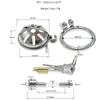 Hermosa Tapa de Olla Turbo con Tubos Suaves Largos y Cortos para Ropa Íntima de Castidad para Hombres Herramienta Sexual para Salir Candado de Castidad para Hombres