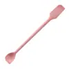Espátula de Silicona para Cocina Suministros para Hornear Cuchara para Mermelada Raspador de Pasteles Cuchara de Mango Largo Espátula de Silicona
