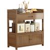 Mesa de centro, Gabinete lateral, Gabinete de almacenamiento estilo chino nuevo, Gabinete de almacenamiento de té, Sala de estar con almacenamiento de cajones, Carrito de té, Juego de té, Estante para té