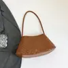 Bolsa tejida de comercio exterior 2026, diseño de bloques de color fresco, bolso de hombro casual, bolso de axila, bolso simple para el día a día, bolso de mano, bolso de hombro para mujer