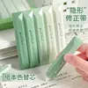 Fita corretiva em formato de caneta com um design degradê atraente, alta capacidade, suave e inquebrável, adequada para estudantes, disponível para atacado