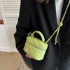 Bolso Casual Simple Pequeño Crowdsourcing 2025 Primavera Nueva Moda Texturizado Estilo Occidental Bolso de Hombro Cruzado para Mujer Bolso Cuadrado Pequeño