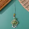 Dinastía Song Brocado Patrón de Nube Colgante de Perla Cordón Tejido Nuevo Estilo Chino Colgante Broche Joyería DIY Adornos Venta al por Mayor