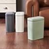 Nuevo Cubo de Basura Doméstico Elegante con Tapa para Sala de Estar, Cocina, Baño y Dormitorio, Gran Capacidad, Diseño de Lujo Ligero