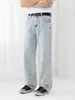 Maple House Moda Masculina / Nova Coleção Primavera Jeans Masculino Americano High Street Solto Lavagem Stone Straight