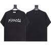 Três Etiquetas Completas, Exclusivamente para Vendas Transfronteiriças, Camiseta Masculina 100% Algodão Fio Duplo, Manga Curta, Alta Qualidade, Em Estoque