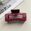 Presilha de Cabelo de Silicone Macio Transfronteiriça da Amazon, Presilha de Garra Quadrada Anti-Queda de Alta Qualidade 10cm, Atacado de Acessórios de Cabelo