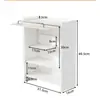 Prateleira Vertical para Temperos Cozinha Próspera Prateleira de Armazenamento de Condimentos de Bancada de Camada Dupla Prateleira de Armazenamento Multifuncional Modelo de Armazenamento para Atacado