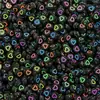 Cuentas sueltas de acrílico de 4x7 mm, cuentas planas con letras inglesas, hechas a mano, accesorios de joyería con cuentas para educación temprana de niños, pulsera