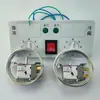 Panel de control de termostato dual para refrigerador y congelador comercial, accesorios reguladores de pantalla de termostato para gabinete de refrigeración, tipo universal