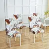 Funda de Silla Hogareña Elástica de Una Pieza Funda para Silla de Comedor Funda Simple para Taburete Universal Todo en Uno Todo Incluido Funda para Silla de Hotel