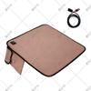 Cojín Calefactor USB para Camping y Pesca al Aire Libre, Cálido, Otoño e Invierno, Temperatura Ajustable, Almohadilla Calefactora Engrosada, Transfronterizo