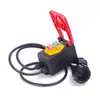 Botón de Paro de Emergencia KJD17B/YH02-A Warrior Europeo/Estadounidense/Británico con Línea y Cubierta Interruptor Electromagnético ZCD
