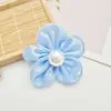 Malha Pérola Coreana Flor de Cinco Pétalas Bordada à Mão Flor de Pérola Acessórios DIY Acessórios para Headwear Bolsas Sapatos Meias Acessórios de Vestuário