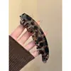 Pinza Banana Pinza para el Pelo con Estampado de Leopardo para Cola de Caballo Alta para Mujeres, Estilo de Gama Alta, Nuevo Pinza para el Pelo Grande Retorcida 2025 Accesorio para el Cabello para Verano