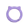Presilhas de Mola Coloridas com Contas Anéis Abertos Redondos Anéis de Mola em Formato de Gato Chaveiros Acessórios para Bolsas DIY Atacado