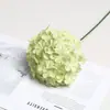 Flor de Hidrangea Artificial Única de Alta Qualidade Decoração de Fileira de Flores para Casamento DIY Guia de Estrada Flor Exportação Atacado Pirulito Hidrangea