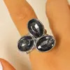 Collar y Pulsera de Acrílico Irregular con Colgante de Diamante Negro de Lujo Ligero Transfronterizo Europeo y Americano para Mujer Otoño e Invierno