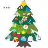 Árvore de Natal de feltro DIY presente pequeno para crianças mini casa decoração atmosfera de Natal