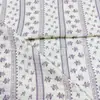 Novedades en Stock Algodón Puro Hilo de Doble Capa Rayas Florales Tela Crepé Colcha para Bebé Ropa para el Hogar Pijamas Ropa para Niños Tela