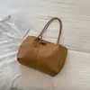 Bolsa de Tote de Gran Capacidad de Alto Valor 2026 Nuevo Estilo para Mujer, Viaje al Trabajo, Textura Tejida, Bolso de Hombro de Color Sólido Retro a la Moda