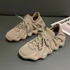 2025 nuevo tenis casual de pulpo tejido volador para amantes de la moda coreana, zapatos transpirables tipo calcetín volcán para hombre