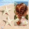Grampo de Cabelo Estrela do Mar de Venda Quente de Verão da Amazon Acessórios de Cabelo Sereia para Mulheres e Meninas Festa na Praia Tema Oceano