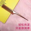 Pente de Cauda Fina para Penteado, Pente de Styling para Maquiadores, Pente de Plástico para Cabelos Lisos e Cacheados, Presente de Dia das Mães