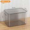 Caixa de Armazenamento Transparente Grande Capacidade Doméstica Guarda-Roupa Roupas Caixa de Plástico Baú de Brinquedos Organização de Armazenamento Cesto de Armazenamento