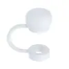 Porta-caneta Multicolorido Tampa de Canudo 10MM Manga de Canudo de Silicone Simples Cor Sólida Silicone de Grau Alimentício Manga para Copo Stanley Explosões