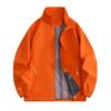 Ropa nueva delgada de primavera y otoño para cargar, chaqueta de trabajo, cárdigan, chaqueta de cuello vertical, estampado, para viajes, camping, top