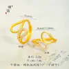 Conjunto de Joias Étnicas Banhado a Ouro de Xinjiang com Fivela de Lenço Vazada Cravejada com Diamantes, Colar, Anel e Brincos, Oferecendo um Toque de Luxo Leve e de Alta Qualidade