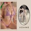 Noche Dorada Lencería Sexy Bikini Sexy de Tres Puntos Entrepierna Abierta Tentación talla grande qqny Pasión Encaje Pijama