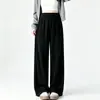 Calça de maternidade, novo estilo outono, calça pantalona cropped para mulheres baixinhas, sem suporte para a barriga, calça reta versátil, disponível em dois tamanhos