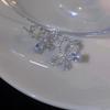 Es tan hermoso ~ puro deseo dulce luz lujo mariposa circón pendientes estilo hada moda simple hueco exquisito pendientes femeninos
