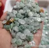 Peças DIY Acessórios para Joias de Jade Laokeng Birmanês Jade Natural A Mercadoria Contas Soltas Flor Tricolor Flor da Sorte