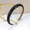Diadema Brillante de Borde Estrecho Estilo Pequeño Aroma Transfronterizo Europeo y Americano Estilo Lujo Ligero Temperamento de Celebridad de Internet Moda Versátil Diadema de Tacto de Alta Gama