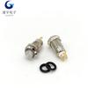 Interruptor de botão de pressão de metal à prova d'água de 8 mm, cabeça alta de quatro pés com luz, interruptor de botão de pressão de autotravamento/reinicialização automática