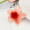 2025 Europeu e Americano Transfronteiriço Frangipani Pegador Feminino Férias na Praia Pegador Lateral Grampo de Cabelo Parte de Trás da Cabeça Cabelo Presilha Tubarão Acessório de Cabelo