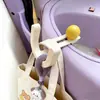 Gancho de almacenamiento para triciclos eléctricos, gancho de almacenamiento ajustable creativo inspirado en la dopamina sin taladro