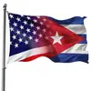 Comercio Exterior Amistad México-EE.UU. Bandera Creativa de Amistad México-EE.UU.-México Poliéster 100D Bandera Personalizada