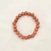 Fabricante de Jingdezhen Serie Estilo Simple Ci Ci Nuan Nuan Pulsera de Cerámica de Origen Pulsera de Perlas de Porcelana de Color Sólido Monocromático Mujer
