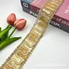 Novos Acessórios de Roupa Bordados Estilo Étnico Corda de Cânhamo Fio de Lantejoulas Estilo Antigo Acessórios para Gola de Cheongsam Dinastia Han Atacado