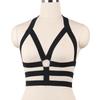 Bambú como ropa suministro transfronterizo Europa y Estados Unidos tirante caliente restricción espalda hueca negro ropa interior sexy para damas