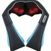 Chal Eléctrico Multifuncional Transfronterizo para Masaje de Cuello, Cintura y Espalda, Compresa Caliente para Todo el Cuerpo, Amasado, Simulación de Masaje Humano, Masajeador de Hombros y Cuello