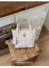 Bolso Cuadros Nuevo Transfronterizo 2025 para Mujer, Bolso de Hombro Moderno y a la Moda, Adecuado para el Trabajo, Cruzado, Bolso de Mano, Bolso Cubo