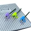 Lápiz de silicona de tres dedos para práctica de caligrafía infantil, tapa blanda, corrector de agarre para estudiantes de primaria para corregir la postura de escritura.