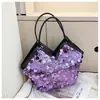 Bolsa de Lantejoulas Popular de Grande Capacidade 2026 Nova Elegante Versátil Bolsa de Mão Moda para Ombro/Axila para Mulheres